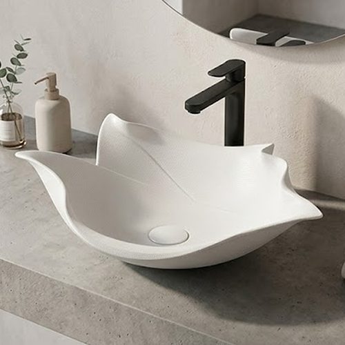 Handmade White Table Top Basin WUS-4004 (400x360x150mm)