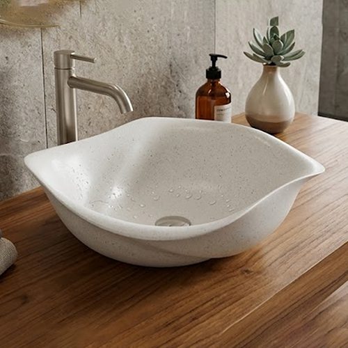 Handmade White Table Top Basin WUS-4005 (400x380x170mm)
