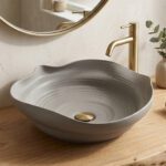Handmade Matt Grey Table Top Basin WUS