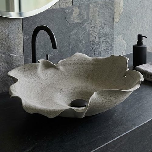 Handmade Grey Table Top Basin WUS-4011 (540x480x190mm)