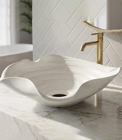 Handmade White Table Top Basin WUS-4012