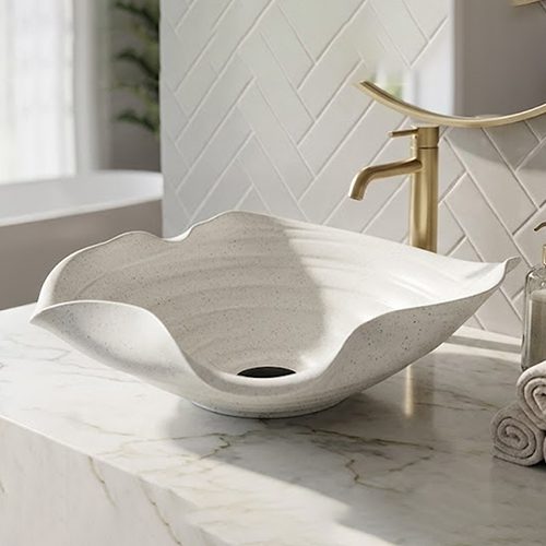 Handmade White Table Top Basin WUS-4012 (600x350x230mm)
